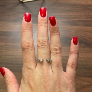 Touchstone crystal open ring